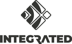 INTEGRATED grey and White Logo